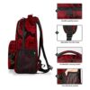 Mochila para computadora portátil con patrón de flores_5