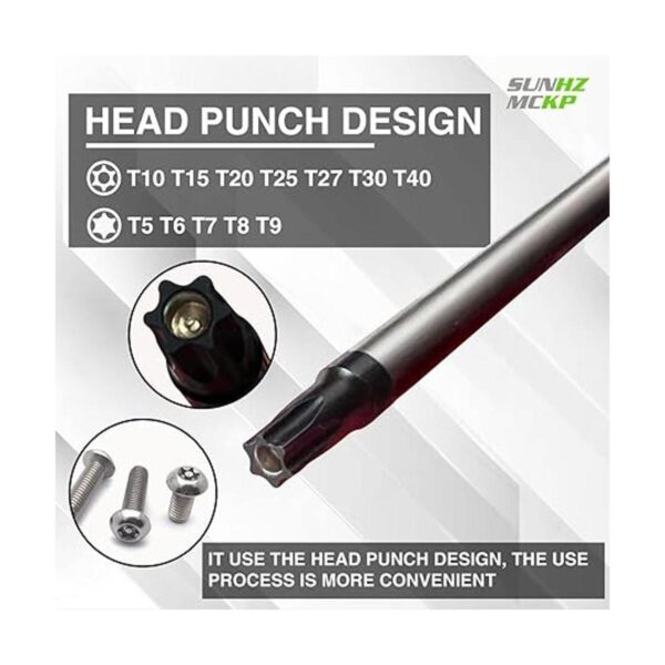 SUNHZMCKP Juego de destornilladores torx magnéticos de 12