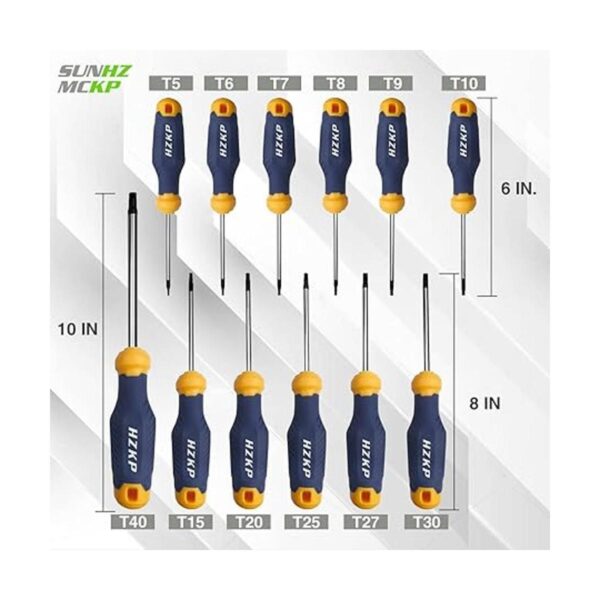 SUNHZMCKP Juego de destornilladores torx magnéticos de 12