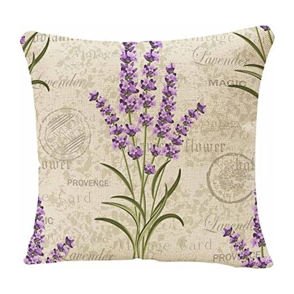 IBILIU Fundas de almohada con estampado floral de flores