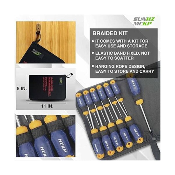 SUNHZMCKP Juego de destornilladores torx magnéticos de 12
