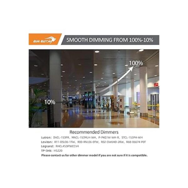 Downlight comercial LED empotrable de 4 pulgadas con caja_3