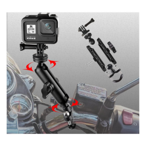 Soporte de cámara de motocicleta de 360 para soporte de_1