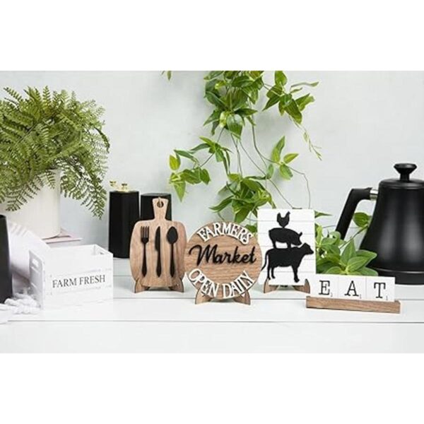 Carteles de bandeja escalonados para decoración del hogar_6
