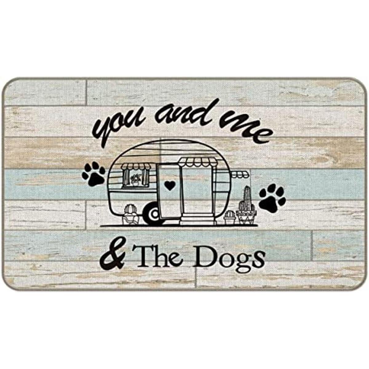 MIXDING You and Me and The Dogs Tapete para puerta de