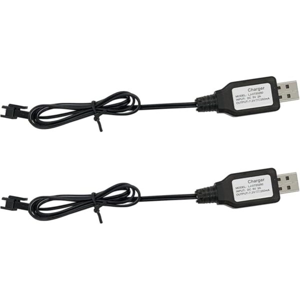 Cargador de batería de 7.2 V enchufe SM2P para automóvil_2