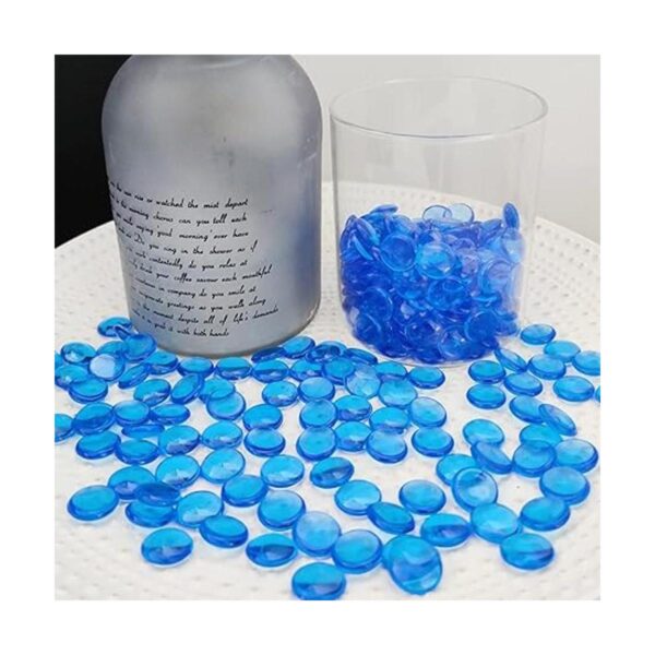 630 piezas de mármol plano azul real gemas acrílicas_4