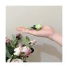 Mini adornos de espuma artificial de simulación con plumas