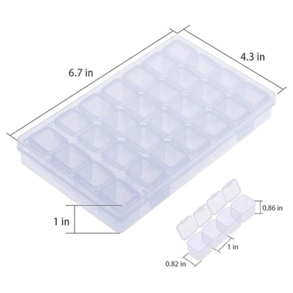 FOME Caja de bordado de diamantes paquete de 6 cajas de