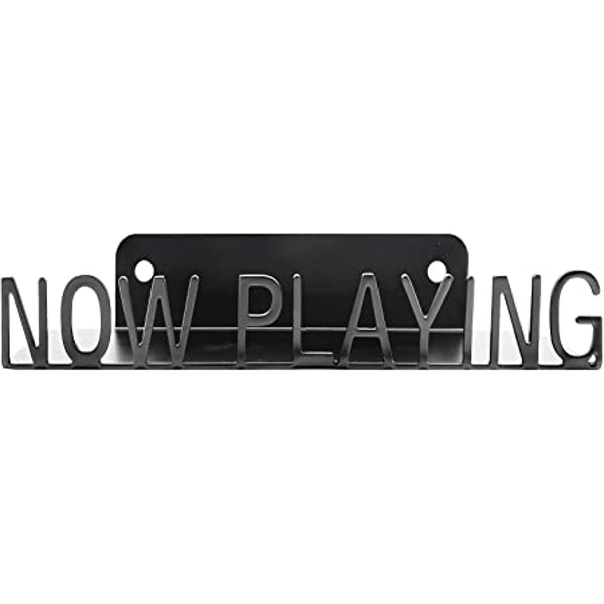 Metal Now Playing Soporte de discos de vinilo para