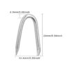 OMOTOOL Steel Wire Fencing Staples 200 pcs Galvanized_2