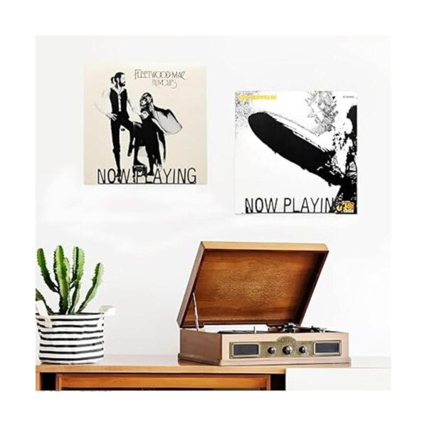 Metal Now Playing Soporte de discos de vinilo para_5