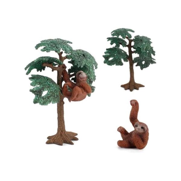 Figura realista de plástico perezoso figura de animal_4