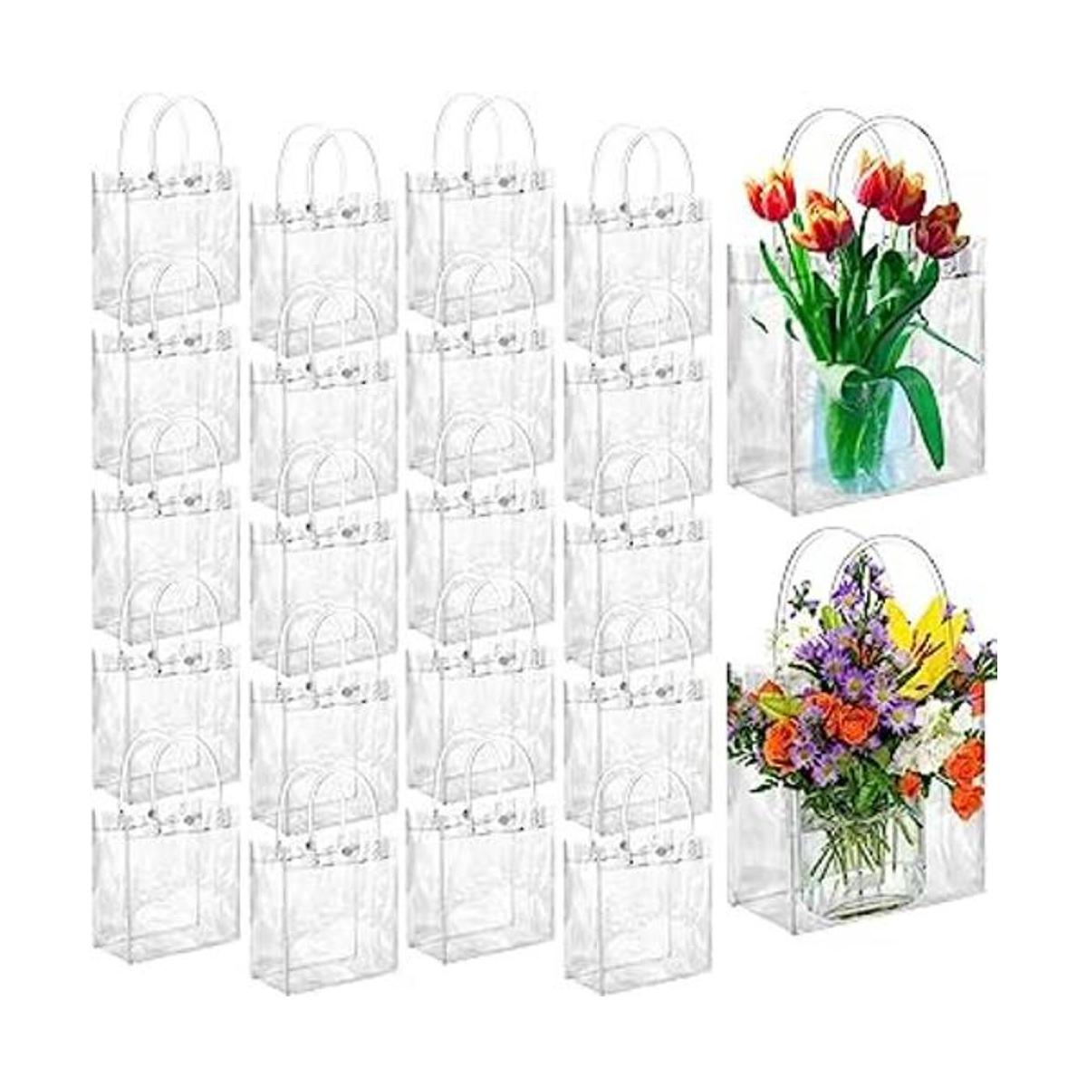 80 bolsas de regalo transparentes pequeñas bolsas de PVC