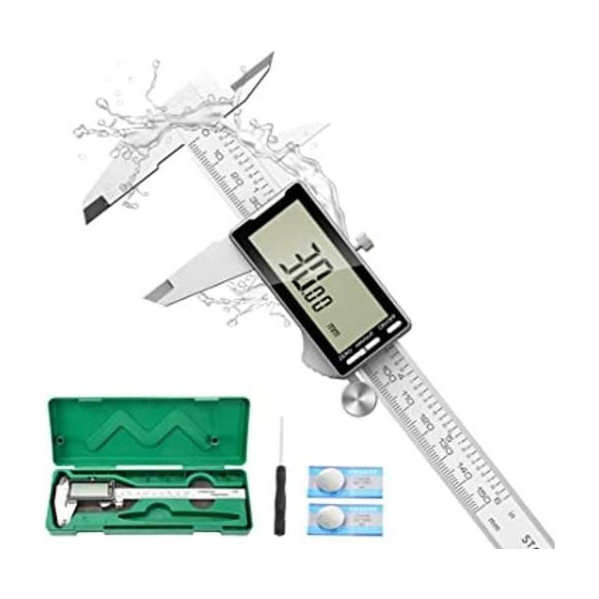 Raynesys Pinza digital de 12 pulgadas con pantalla LCD