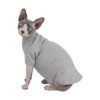 Sphynx Camisa de algodón sin pelo para gatos cuello_1