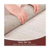 Rose Home Fashion Almohadillas redondas para alfombras