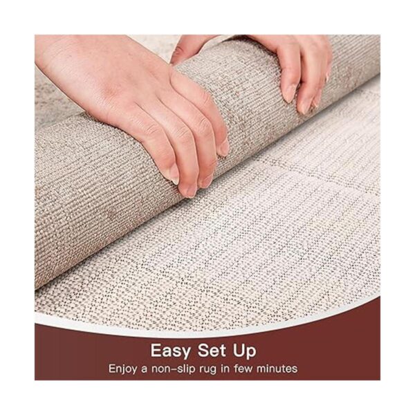 Rose Home Fashion Almohadillas redondas para alfombras