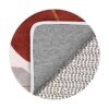 Rose Home Fashion Almohadillas redondas para alfombras