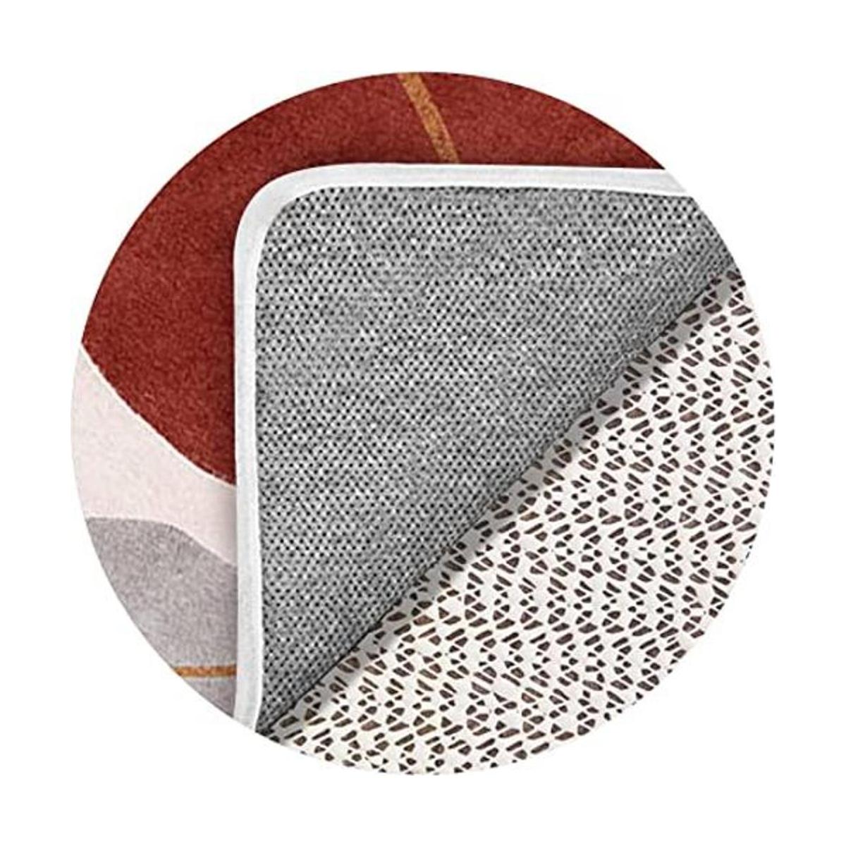 Rose Home Fashion Almohadillas redondas para alfombras