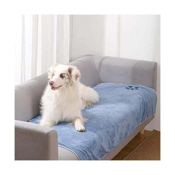 Paquete de 2 toallas de baño para perros para secar