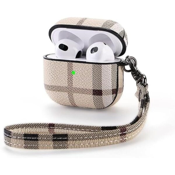 Funda de piel para AirPods de 3 generación funda de piel