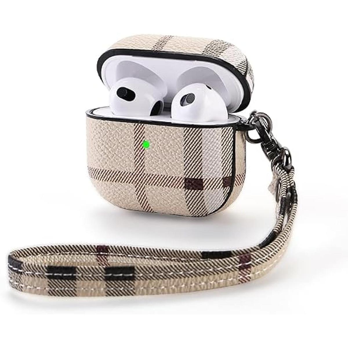 Funda de piel para AirPods de 3 generación funda de piel