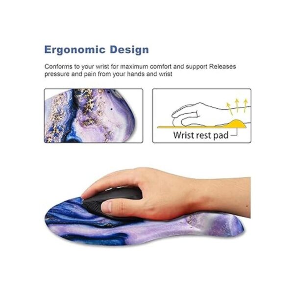 ArtSo Alfombrilla ergonómica para ratón con soporte de_3