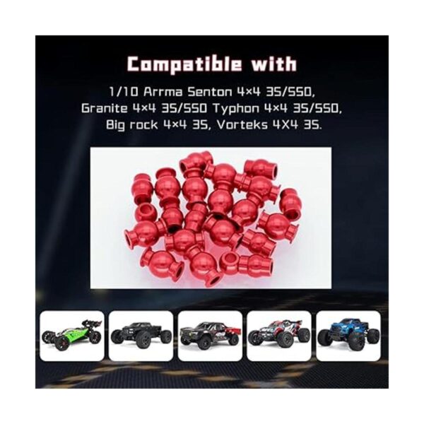 GLOBACT Para Arrma Senton 110 bola pivotante granito_2