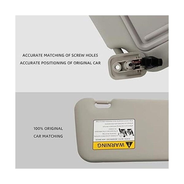 Dasbecan Visera solar izquierda del lado del conductor_3