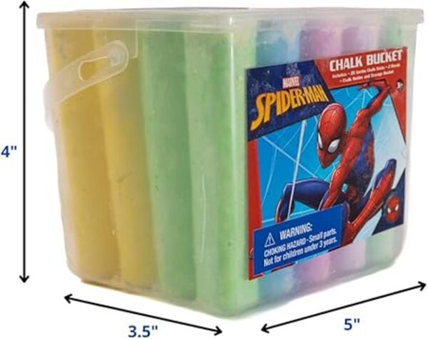 Marvel Spiderman Juego de tizas para acera para niños 20_6
