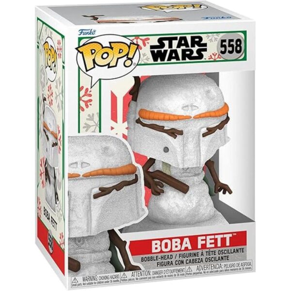 Funko Pop Star Wars Holiday Boba Fett Snowman_2