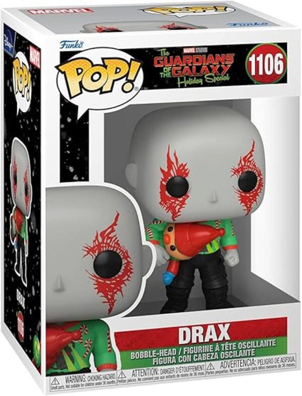 Funko Pop Marvel Holiday Guardianes de la Galaxia Drax_2