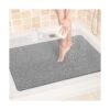 LuxStep Tapete de ducha de 24 x 32 pulgadas tapete de