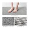 LuxStep Tapete de ducha de 24 x 32 pulgadas tapete de