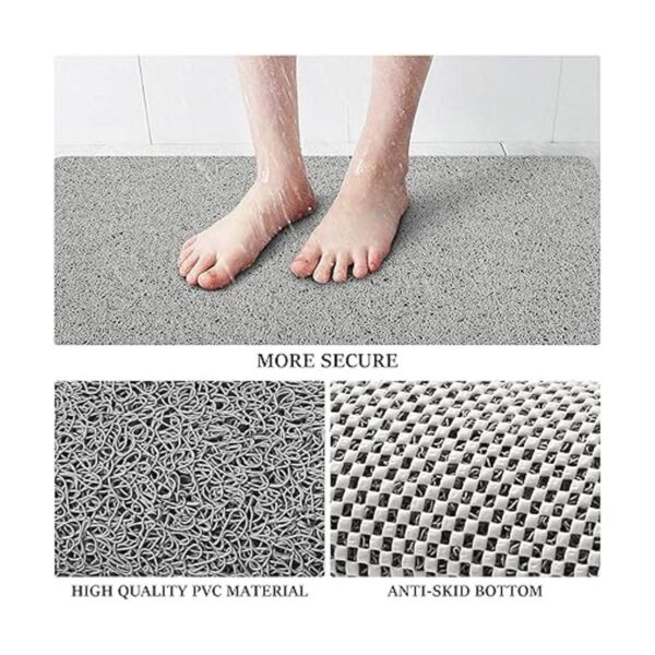 LuxStep Tapete de ducha de 24 x 32 pulgadas tapete de