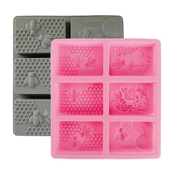 2 moldes de silicona para fondant de abeja moldes para_1