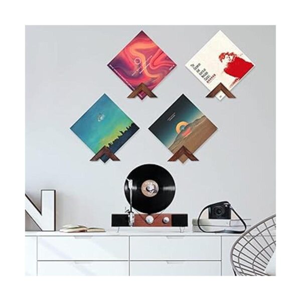 TIMCORR Juego de soportes para discos de vinilo soporte_6