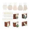 SUNNYCLUE 5 estilos 300 dijes de madera para pendientes