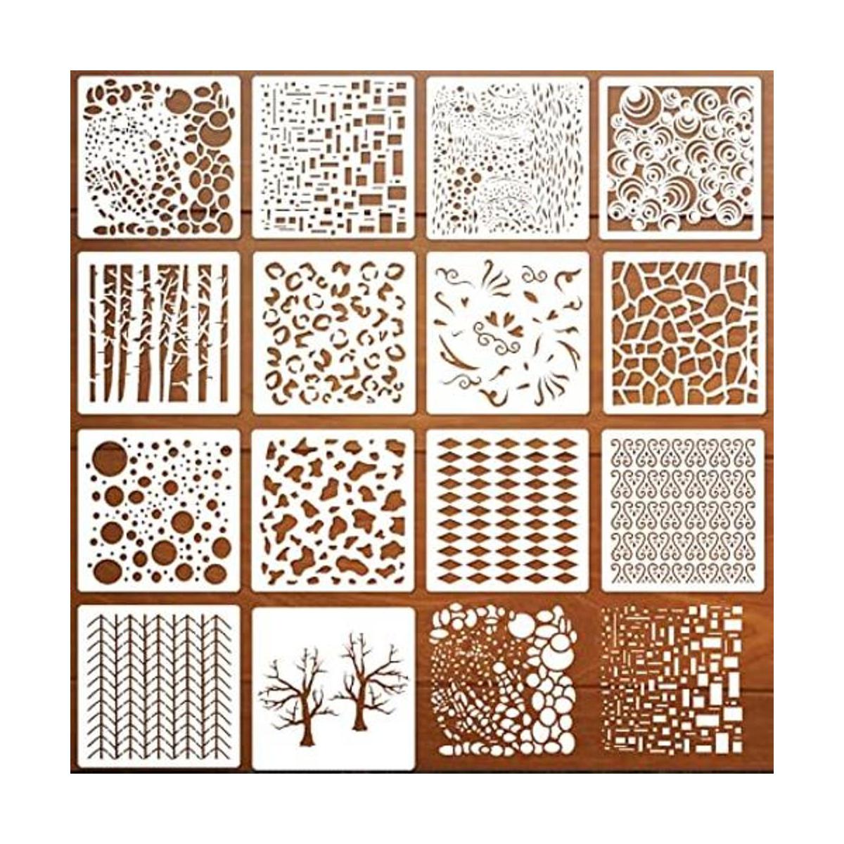 14 plantillas de medios mixtos de leopardo espirales de
