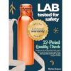 Kitchen Science Botella de agua de cobre con bolsa y funda