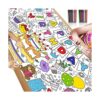 HOWAF Póster para colorear de feliz cumpleaños con 24
