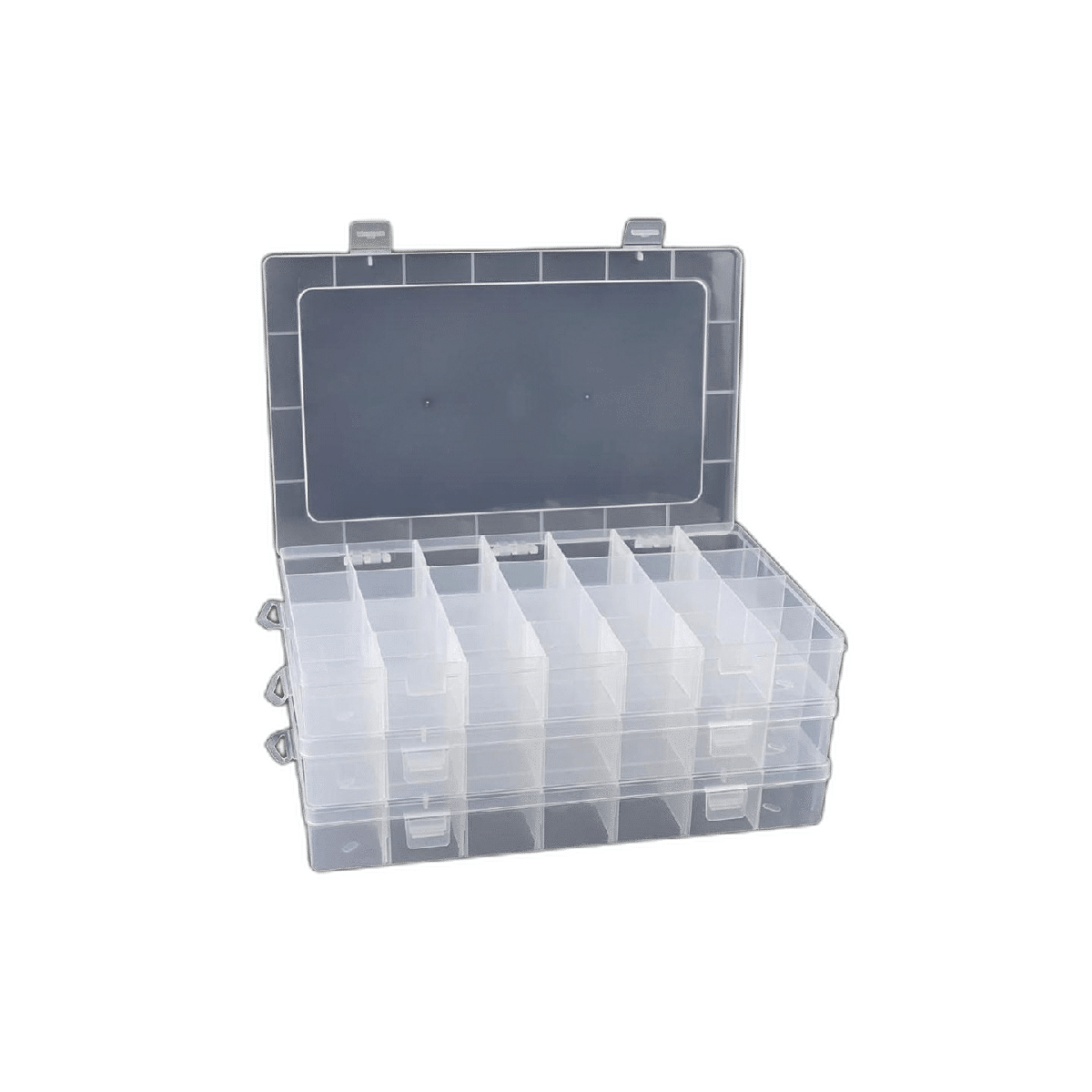 Paquete de 5 cajas organizadoras de 18 compartimentos con