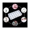 Paquete de 5 cajas organizadoras de 18 compartimentos con