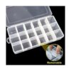 Paquete de 5 cajas organizadoras de 18 compartimentos con
