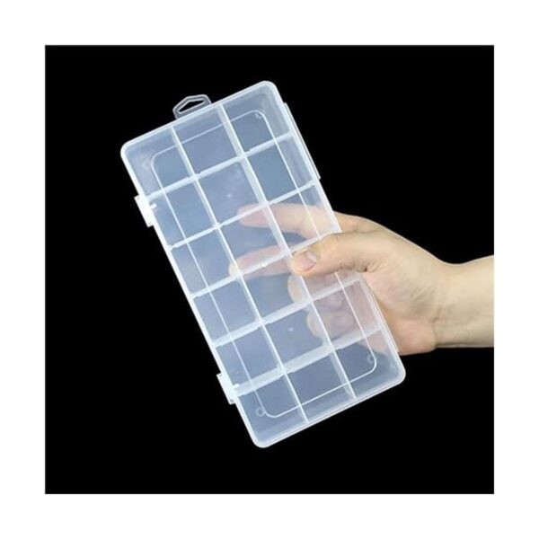 Paquete de 5 cajas organizadoras de 18 compartimentos con