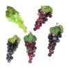 Paquete de 5 paquetes de uvas artificiales de colores