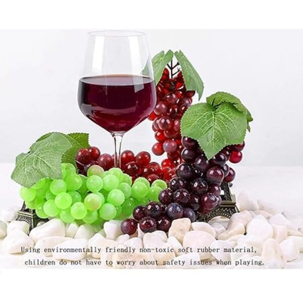 Paquete de 5 paquetes de uvas artificiales de colores