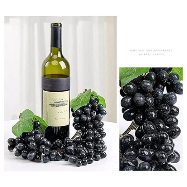 Paquete de 5 paquetes de uvas artificiales de colores