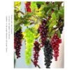 Paquete de 5 paquetes de uvas artificiales de colores